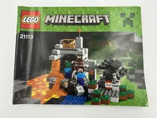 Minecraft 21113 Lego Instructional Manual Only
