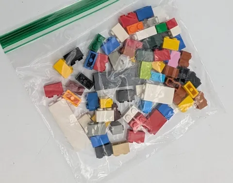 LEGO 1x2 various size/shape bricks (30+ pcs)   various colors Brick lot