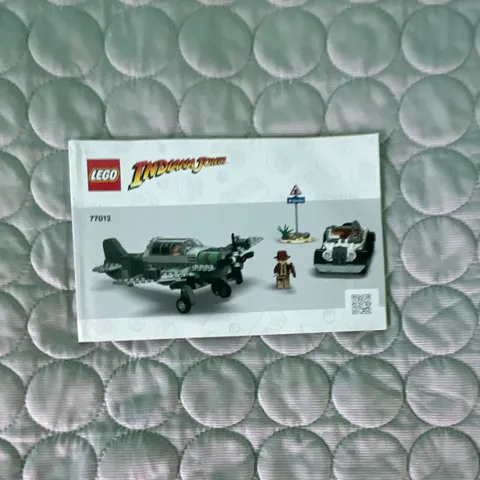 LEGO Indiana Jones Fighter Plane Chase 77012 Illustrated Manual Booklet ONLY