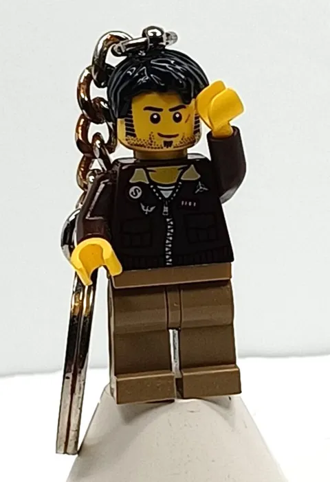 LEGO® Minifigure Pharaohs Quest pha012 Jake Raines Aviator Jacket Keychain