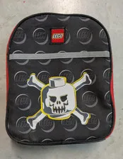 Rare Lego Skull & Crossbones Vertical Soft Lunchbox - Pirates Lunch Box Merch