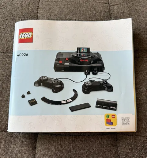Lego 40926 Sega Genesis Instruction Booklet