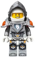 LEGO [No Color/Any Color] Lance Richmond - Flat Silver Visor and Armor nex001 Us