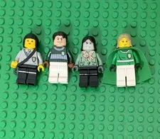 4 PC Lego Harry Potter Minifigues Slytherin Snape Boggart Green Glow Head Pansy