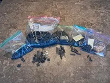 LEGO Huge Dark Stone Gray Flat Tile Parts Lot (1250+ Pieces) 3068 6636 , More!