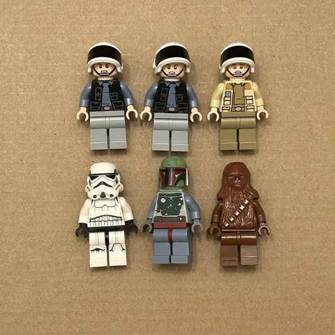 LEGO Star Wars OT Minifigure Lot Boba Fett Chewbacca Stormtrooper Rebel Trooper