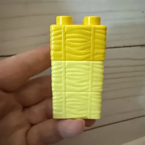 Lego Duplo 3 Yellow Hay Bales For Trough Feeding Farm Farmer House Animal Zoo