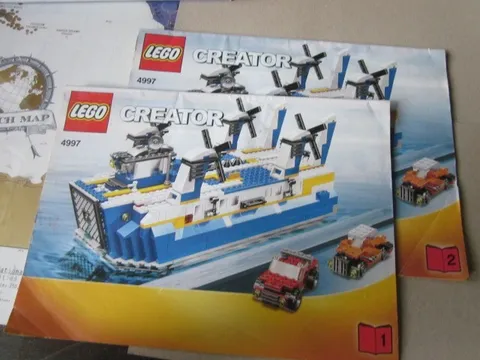 Lego Building Instructions Creator 4997 Hovercraft Parts 1 and 2