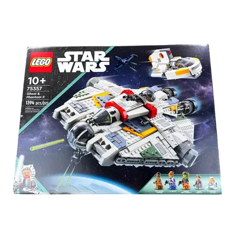 LEGO Star Wars Ghost & Phantom II Set 75357 10+ 1394 Pieces - Retired