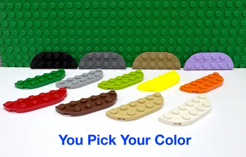 LEGO 2x6 Rounded Curved Plate "You Pick Your Color and Qty" NEW