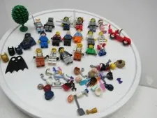 Lego Minifigs Lot Batman Friends Minecraft City Vikings Heads Accessories Parts