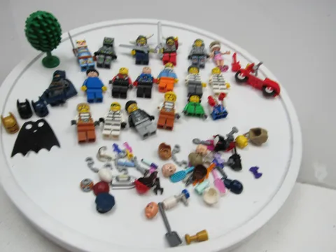 Lego Minifigs Lot Batman Friends Minecraft City Vikings Heads Accessories Parts