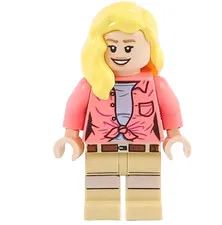 LEGO® Jurassic World ELLIE SATTLER Minifigure Dual Sided Head jw116