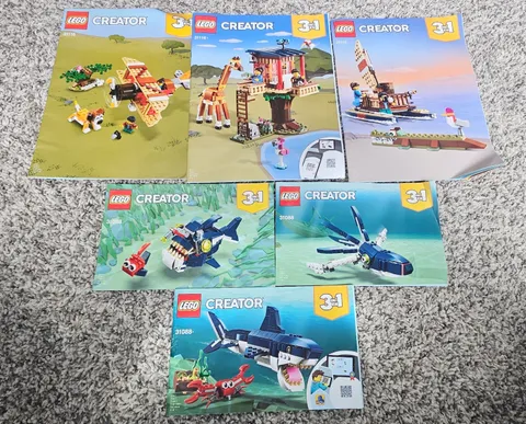 Lego Creator 3in1 manual only 31088 31116