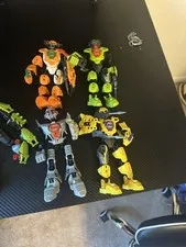 LEGO Bionicle/Hero Factory Style Assorted Figure Bulk Lot w/ Spider Creature