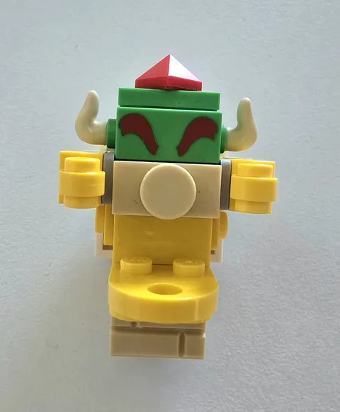 LEGO Super Mario 64 Question Mark Block 71395 Bowser Brick Built Minifig