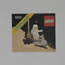 Vintage Lego Space Instructions Only 1980s Legoland 6801 No Bricks