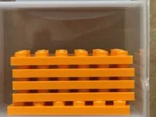 LEGO Parts - Orange Plate 4 x 6 - No 3032 - QTY 5