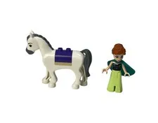 LEGO Frozen Anna + Horse Minifigures from Set 41147 Anna's Snow Adventure