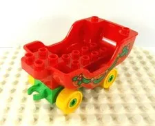 Lego Duplo Item Santa's Sleigh red/green,yellow