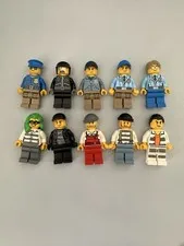 Lego Cops Robbers Police Crooks City Town Minifigures lot