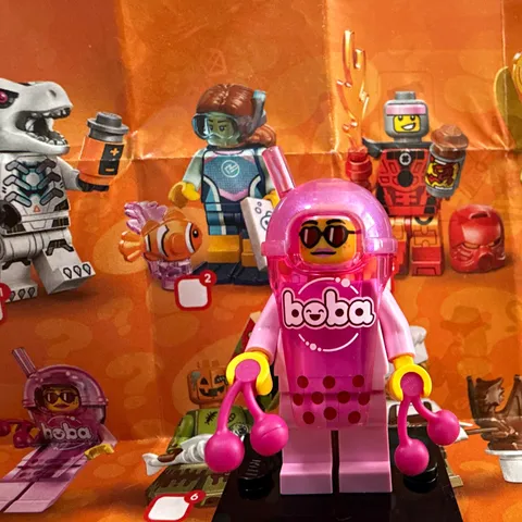 LEGO Minifigures Series 29, Boba Cup Fan, photos are display, comes sealed.