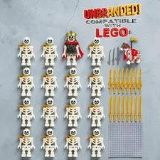 12x Figure NINJAGO Legacy Inspired By Lego Skeleton Army Samukai Minifigure Set