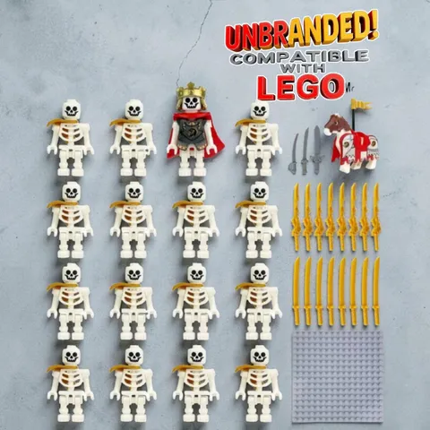12x Figure NINJAGO Legacy Inspired By Lego Skeleton Army Samukai Minifigure Set