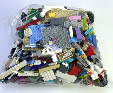 Lego 2 Pounds Bulk Lot Random Parts Pieces & Bricks  Actual Bag You Will Receive