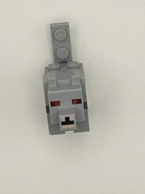 LEGO Minecraft Angry Baby Wolf Minifig Red Eyes minewolf02 21137