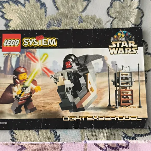 LEGO instructions Star Wars 7101 Lightsaber Duel manual booklet DE/EN/FR 1999 good