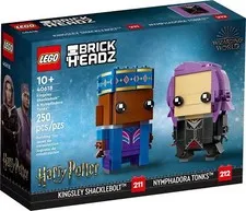 LEGO Brickheadz Harry Potter Kingsley Shacklebolt and Nymphadora Tonks Set 40618