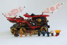 LEGO NINJAGO Land Bounty 70677 w/ Minifigures & Manual Mostly Complete 2019