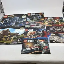 Lego Vintage Star Wars Manuals Lot 7150 7184 6205 6206 6207 7915 7654 7251 4488