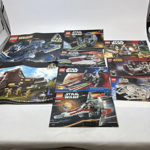 Lego Vintage Star Wars Manuals Lot 7150 7184 6205 6206 6207 7915 7654 7251 4488