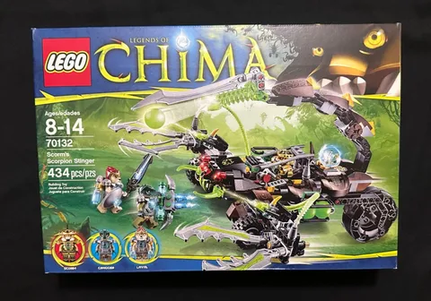 LEGO LEGENDS OF CHIMA: Scorm's Scorpion Stinger (70132), Factory Sealed