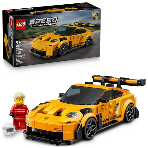 LEGO Speed Champions Porsche 911 GT3 RS Super Car Toy - Model Kit Multicolor