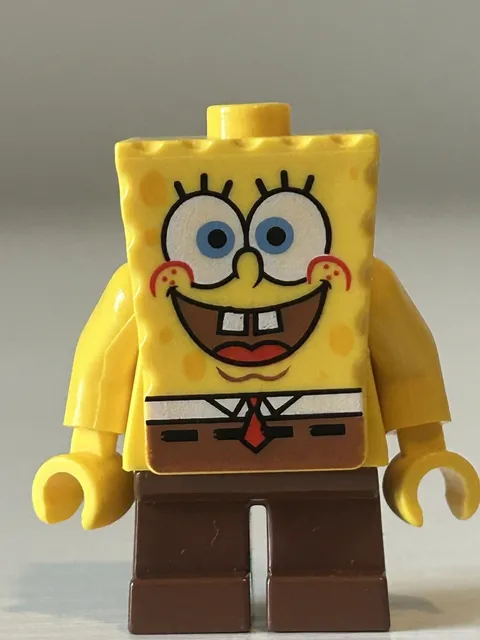 LEGO SpongeBob SquarePants Minifigure Figure w/ Brown Legs Plastic