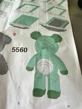 LEGO UpandUp 5560 Green/White Bulk Lot in Bag w/ Instruction Sheet