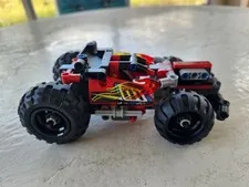 LEGO TECHNIC: BASH Pull Back Stunt Car Set #42073 Retired USED BUT COMPLETE