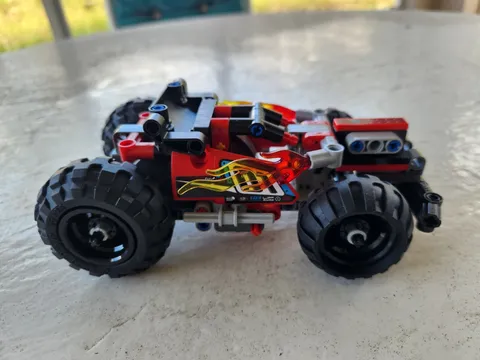 LEGO TECHNIC: BASH Pull Back Stunt Car Set #42073 Retired USED BUT COMPLETE
