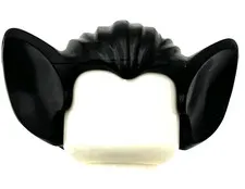 Lego New Black Minifigure Hair Bat Ears Halloween Piece