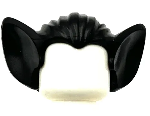 Lego New Black Minifigure Hair Bat Ears Halloween Piece