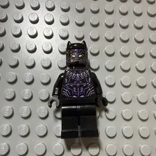 Lego Black Panther Minifigure sh0728 76186 76192 CMF Lot Retired Marvel Heroes 