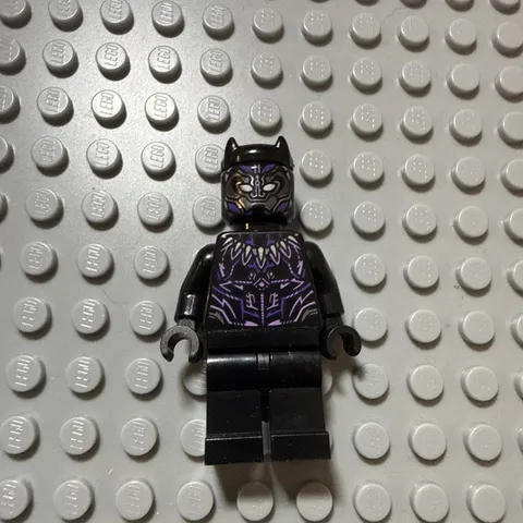 Lego Black Panther Minifigure sh0728 76186 76192 CMF Lot Retired Marvel Heroes 