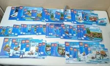 Large Lot of 64 Lego City Manuals Instructions Booklets Books ONLY