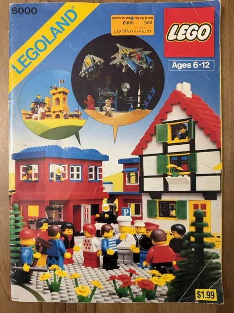 Lego Legoland Magazine 6000 Vintage 1980 82 Pages Poor