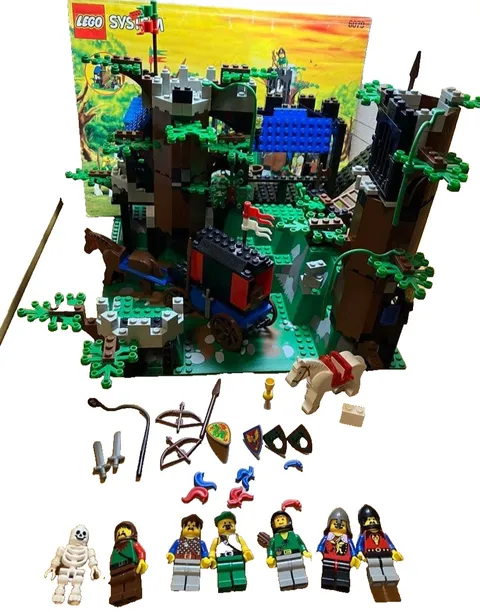 LEGO 6079 Dark Forest Fortress Castle Dark Forest 1996 without Box 