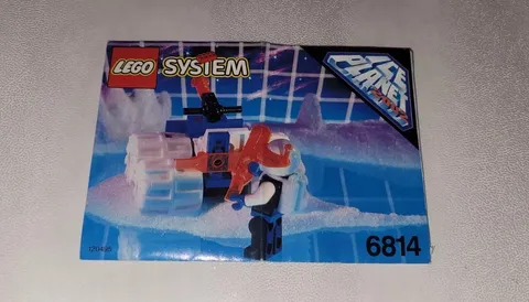 Lego System 6814 Ice Planet 2002 Ice Tunnelator Instruction Manual Only