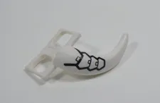 LEGO White Printed Dinosaur Animal Tail Minifig Skeleton I12
